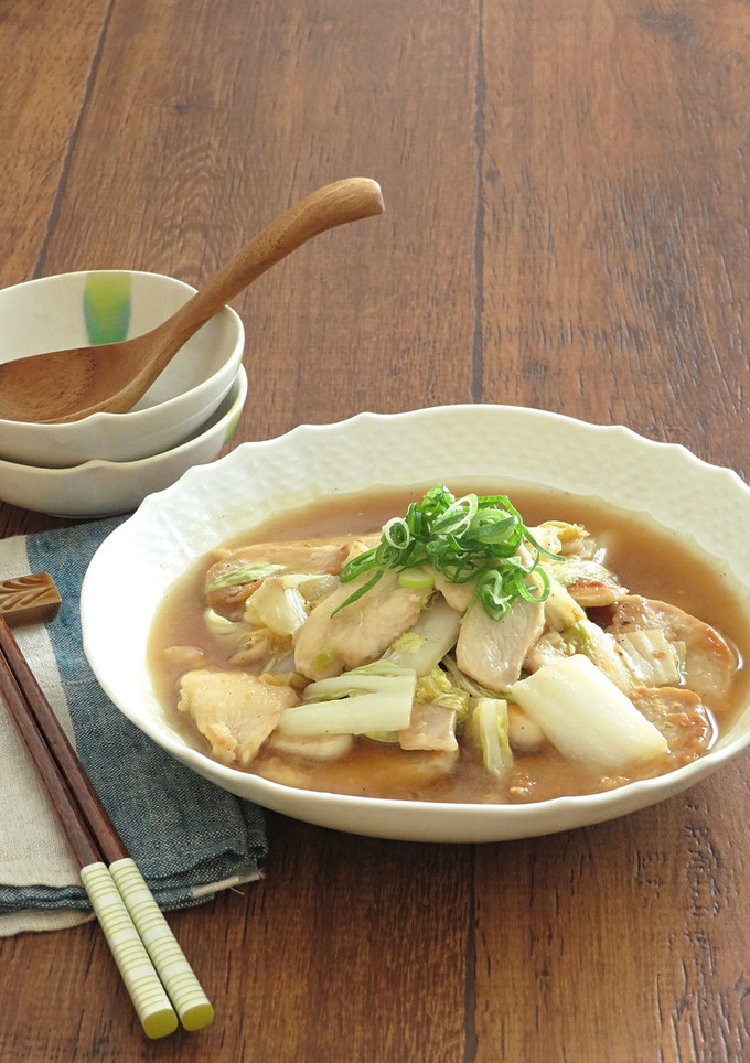 鶏むね肉と白菜の黒こしょう風味-レシピのメイン写真