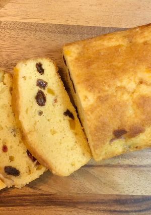 ラム酒漬けドライフルーツのパウンドケーキ-レシピのメイン写真