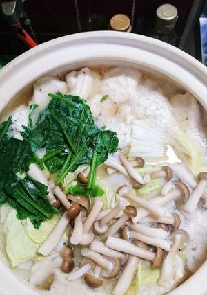 豆腐ボールと野菜いっぱいの鍋〜-レシピのメイン写真