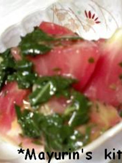 モロヘイヤとトマトのナムル♬-レシピのメイン写真