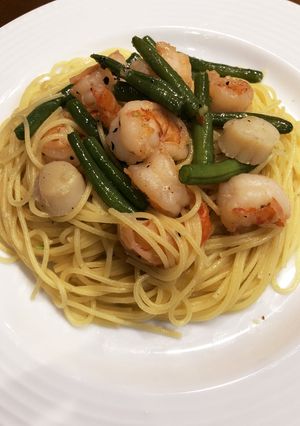 海老とホタテのペペロンチーノ-レシピのメイン写真