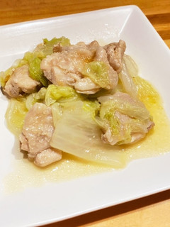 鶏肉と白菜のあっさり煮のおろし大根和え-レシピのメイン写真