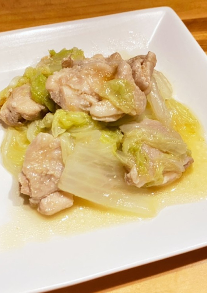 鶏肉と白菜のあっさり煮のおろし大根和え-レシピのメイン写真