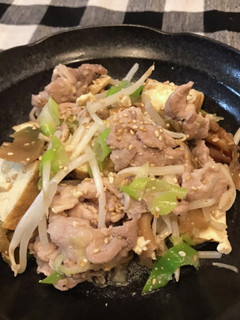 簡単 豚こまとザーサイの塩炒め-レシピのメイン写真
