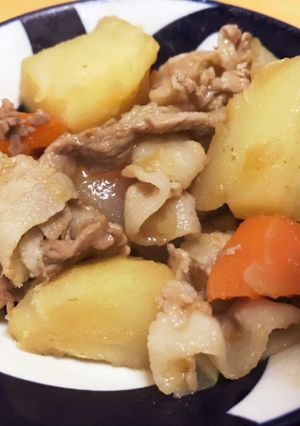 豚バラで肉じゃが-レシピのメイン写真