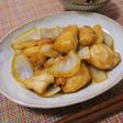 簡単♪鶏肉と玉ねぎの甘酢炒め