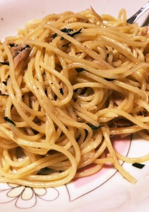 ツナと大葉のあっさりパスタ-レシピのメイン写真