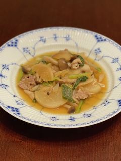 ホットクックで簡単☆豚肉とかぶの炒め煮-レシピのメイン写真
