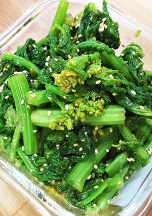 小さじ1本で！菜の花の和え物-レシピのメイン写真