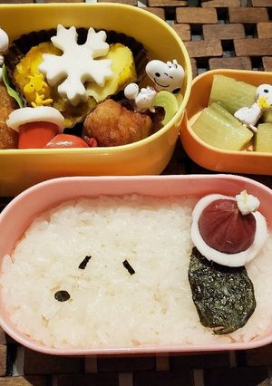 簡単かわいいスヌーピーキャラ弁-レシピのメイン写真
