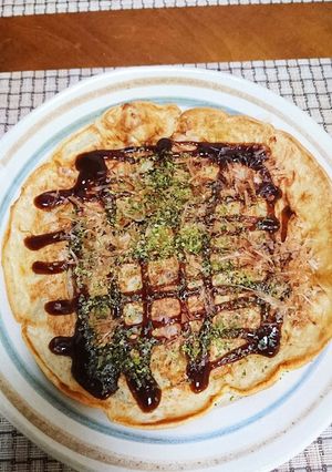 美味!白菜のお好み焼きo(^o^)o-レシピのメイン写真