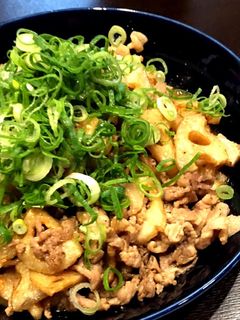 レンコンと豚肉こまの甘酢炒め-レシピのメイン写真