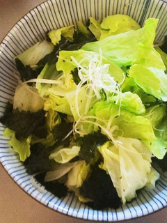 ずぼらの作るチョレギサラダ-レシピのメイン写真
