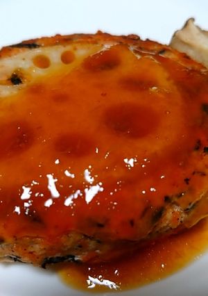 シャキシャキれんこん入り鮭バーグ-レシピのメイン写真