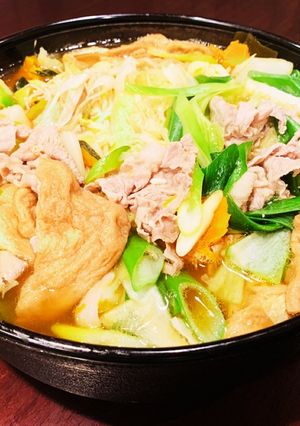 うどんすき-レシピのメイン写真