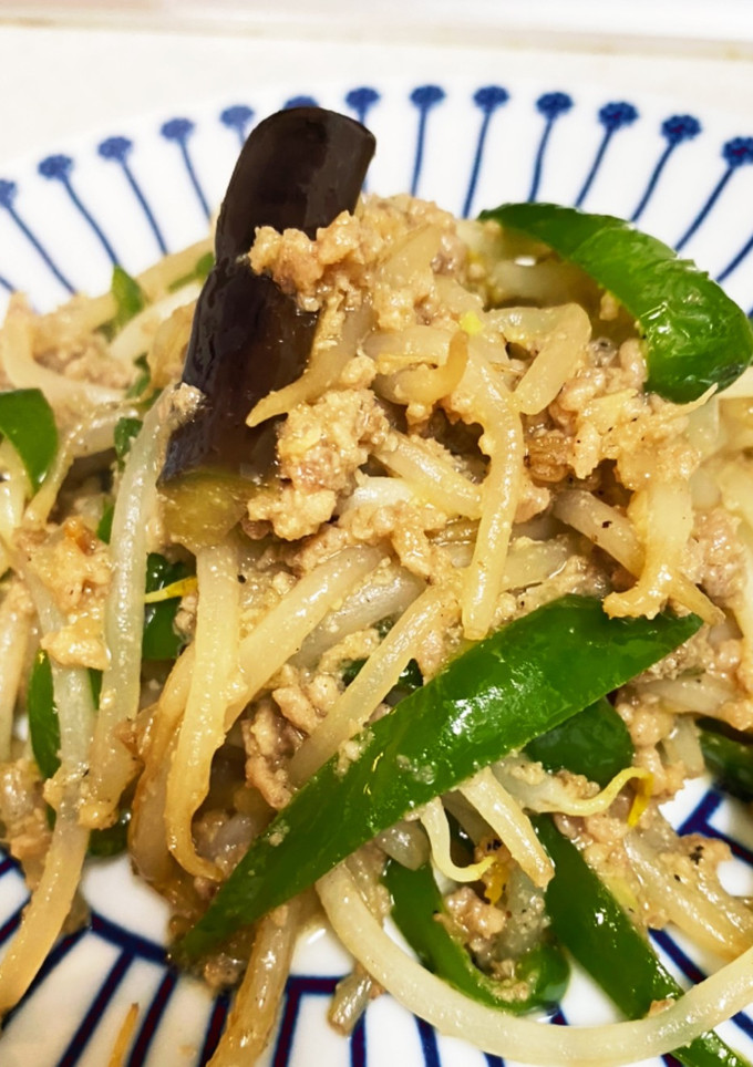 ご飯がすすむ！もやしと野菜の肉味噌炒め-レシピのメイン写真