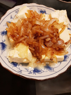 【男の大雑把料理】焼き豆腐玉ねぎがけ-レシピのメイン写真