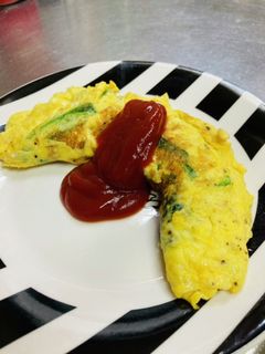 ほうれん草のチーズオムレツ-レシピのメイン写真