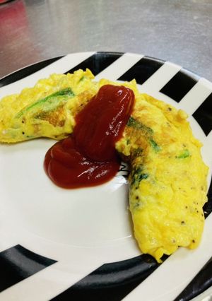 ほうれん草のチーズオムレツ-レシピのメイン写真