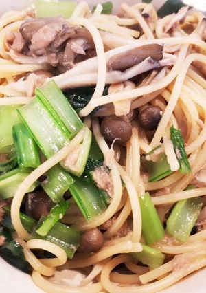 10分レシピ★ツナときのこの和風パスタ-レシピのメイン写真