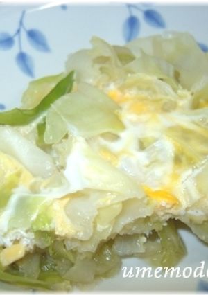 キャベツの卵とじ-レシピのメイン写真