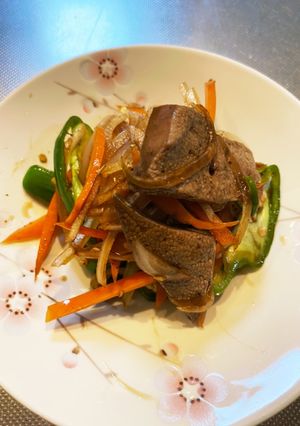 レバーと野菜のマリネ-レシピのメイン写真