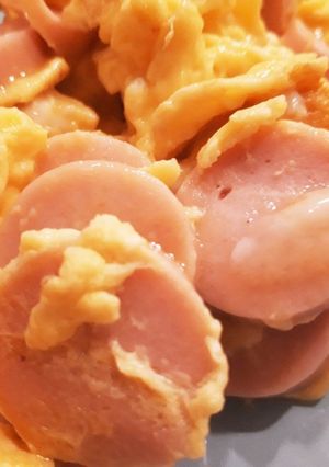 ギョニソでにぎやかスクランブルエッグ-レシピのメイン写真