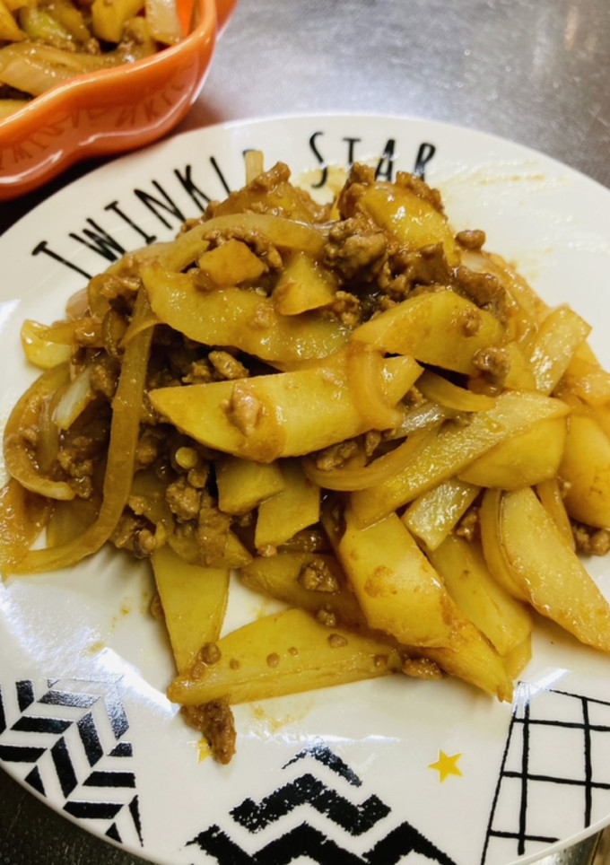 じゃがいもと挽き肉の味噌炒め-レシピのメイン写真