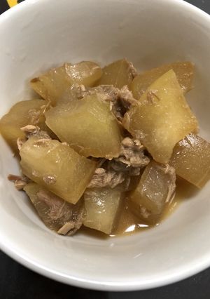 冬瓜（とうがん）とシーチキンの煮物-レシピのメイン写真