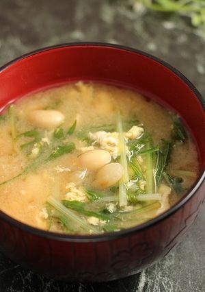 簡単！大豆イソフラボンたっぷりお味噌汁-レシピのメイン写真