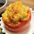 丸ごとトマトさつまいもグラタン風