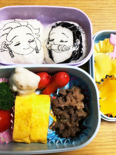 保育園5歳鬼滅の刃簡単キャラ弁-レシピのメイン写真