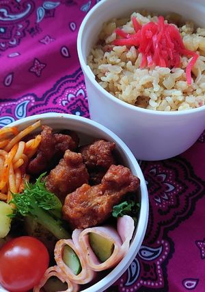 ❜20/11/25 焼豚炒飯&唐揚げ-レシピのメイン写真