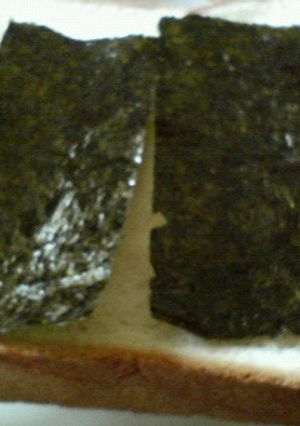 食パンに・・・のり？！-レシピのメイン写真