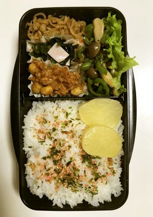 中学男子弁当　あるもので-レシピのメイン写真