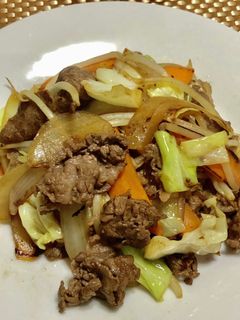 牛肉野菜炒め-レシピのメイン写真