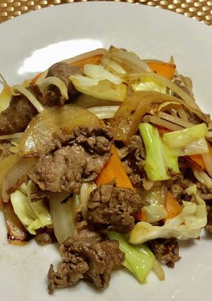 牛肉野菜炒め-レシピのメイン写真