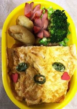 簡単ぐでたまオムライス弁当♪-レシピのメイン写真