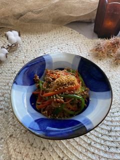 お野菜たっぷり!しらたきのチャプチェ風-レシピのメイン写真