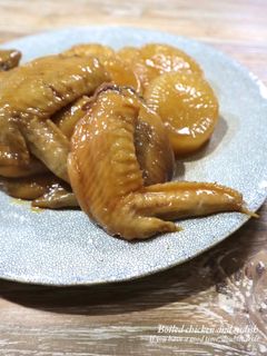 鶏手羽先と大根の甘辛煮-レシピのメイン写真