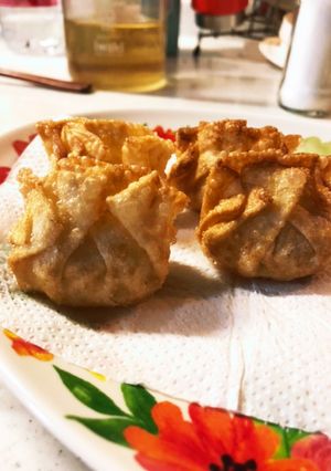お弁当に一品　余りポテサラで揚げ餃子-レシピのメイン写真