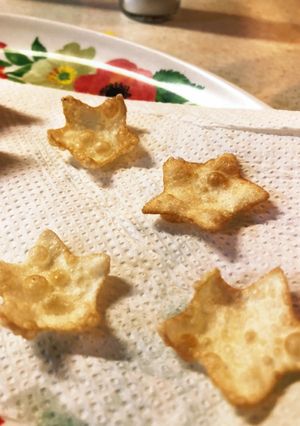お弁当に餃子の皮でキラキラ星☆-レシピのメイン写真