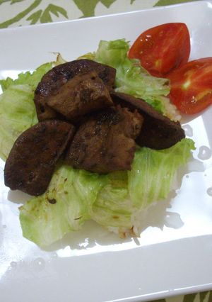 レバーの生姜焼き丼-レシピのメイン写真
