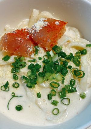 フライパン一つ☆簡単クリーム明太うどん-レシピのメイン写真