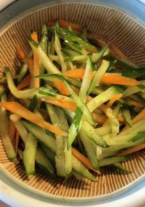 常備菜　人参とキュウリのごまポン酢和え-レシピのメイン写真