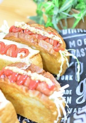 おうちでカフェ風ランチ♬ホットドッグ★-レシピのメイン写真