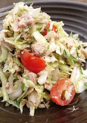 鯖缶とキャベツのさっぱりダイエットサラダ-レシピのメイン写真