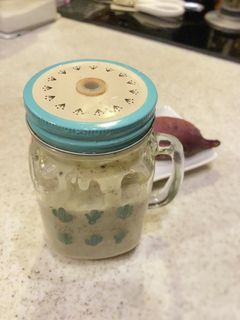 チョコミントと焼き芋のスムージー-レシピのメイン写真