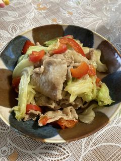 豚こまとキャベツの醤油炒め-レシピのメイン写真