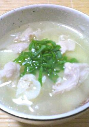 超簡単！塩豚とじゃがいものあっさりスープ-レシピのメイン写真